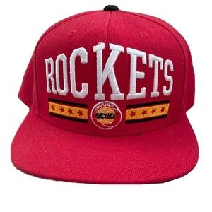 Houston Rockets SnapBack embroidered spell out Red NBA